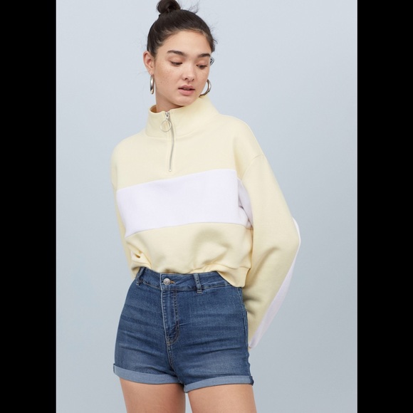 regular waist shorts h&m